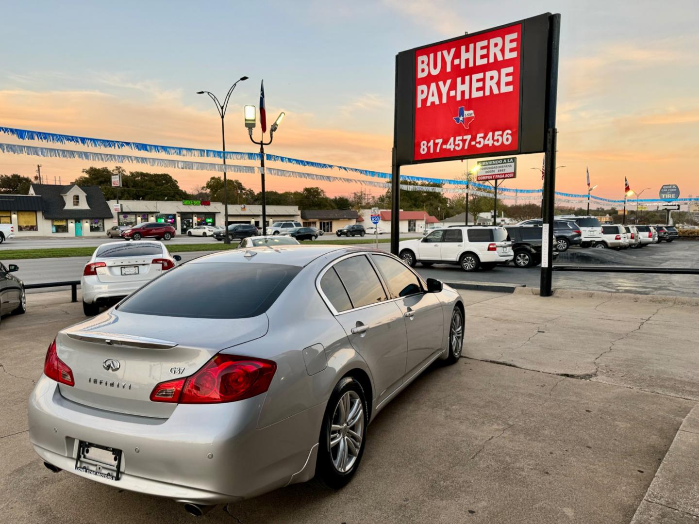 2013 SILVER INFINITI G37 BASE; SPORT; JOU (JN1CV6AP9DM) , located at 5900 E. Lancaster Ave., Fort Worth, TX, 76112, (817) 457-5456, 0.000000, 0.000000 - Photo#6